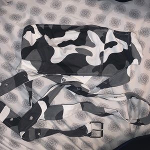 Camo wrap around tube top